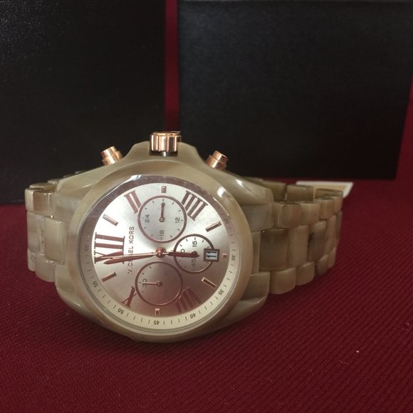 Michael Kors Beige/Brown Champagne Bradshaw MK5840 main image 7